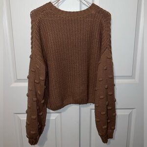 Moon and Madison bubble sweater